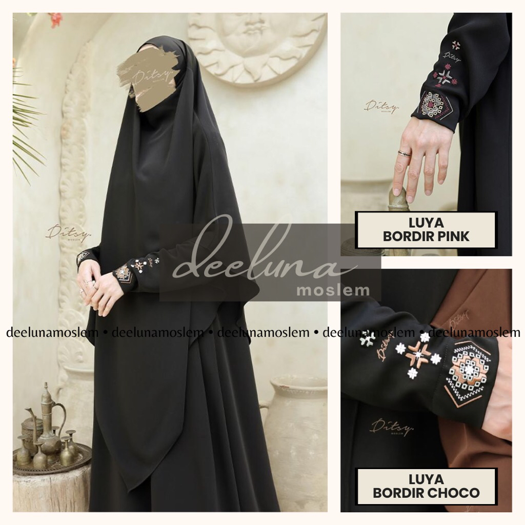 Ditsy Moslem - (Luya dan Shaida) - (Locilia dan Haala) - (Lennea dan Haala) - (Andora - Forest Green