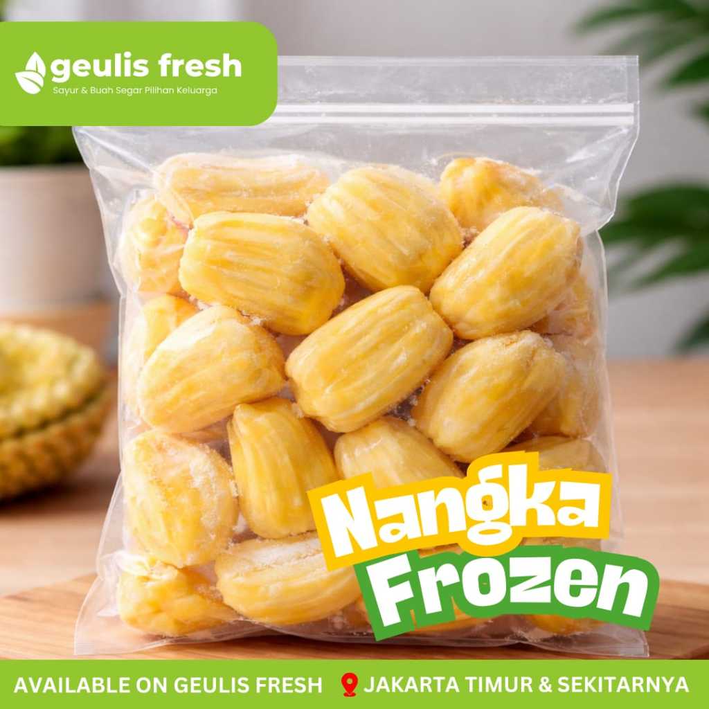 Nangka Kupas Frozen 500gr | Buah Beku Segar Jakarta Timur Geulis Fresh