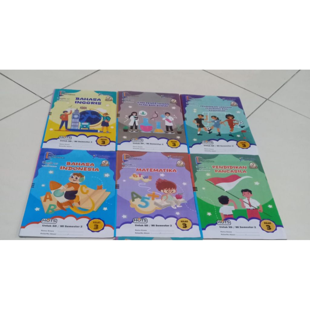 LKS KURIKULUM MERDEKA SEMESTER 2 KELAS 3 SD (6 mata pelajaran)