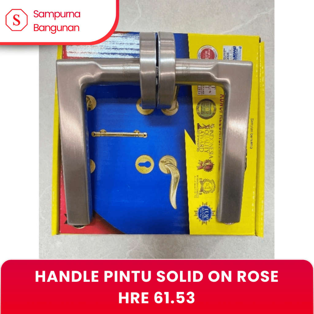 Handle Pintu Solid On Rose HRE 61.53 - Gagang Pintu Minimalis Modern