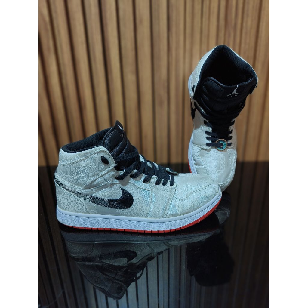 n*ke Air Jordan 1 Mid SE Fearless Edison Chen CLOT. size 45 insole 29cm