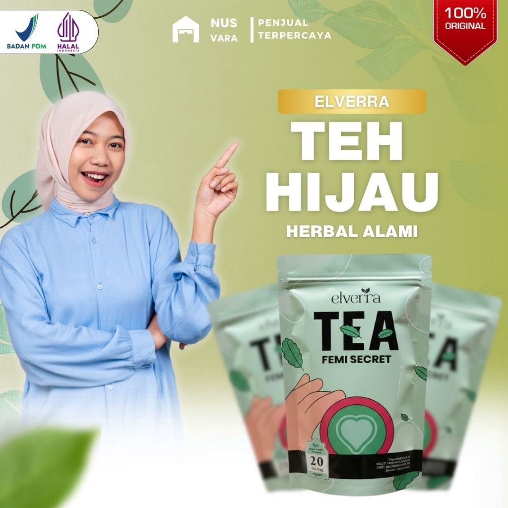 Elverra Tea Femi Secret Jamu Penguat Rahim Mencegah Penurunan Peranakan Dan Otot Kewanitaan Kuat