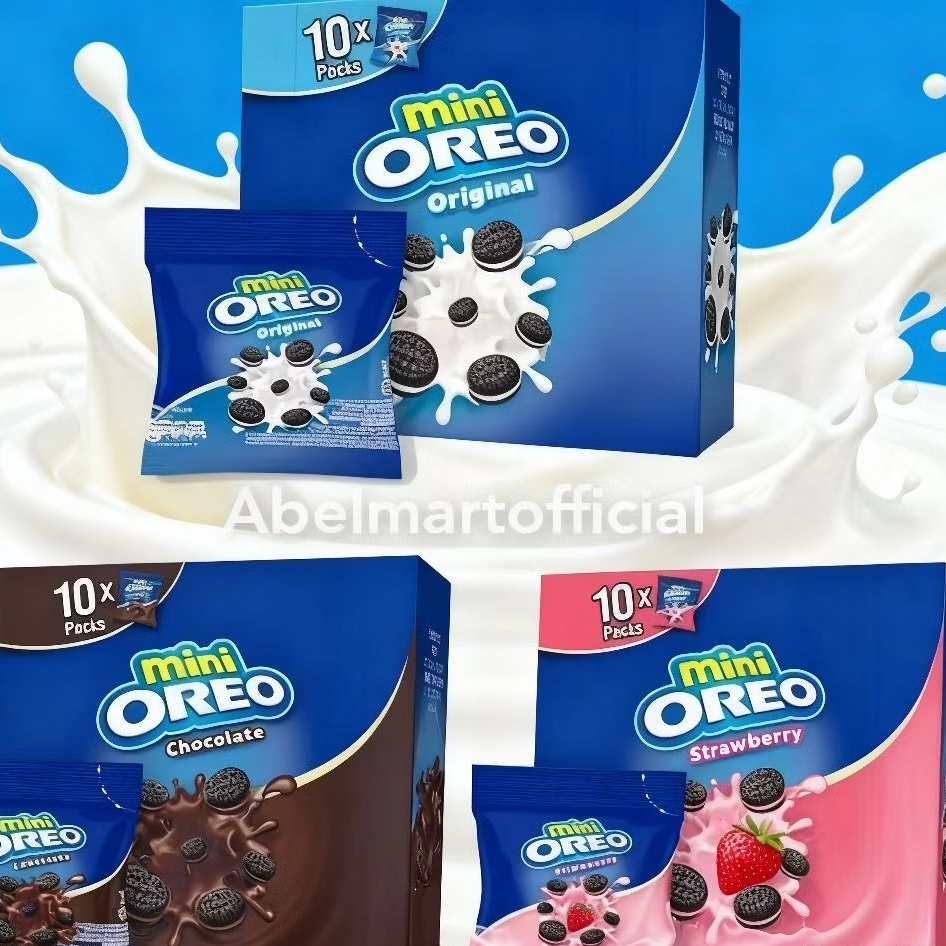 OREO MINI BOX ISI 10 / OREO MINI STRAWBERRY / OREO MINI ORIGINAL / OREO MINI COKELAT