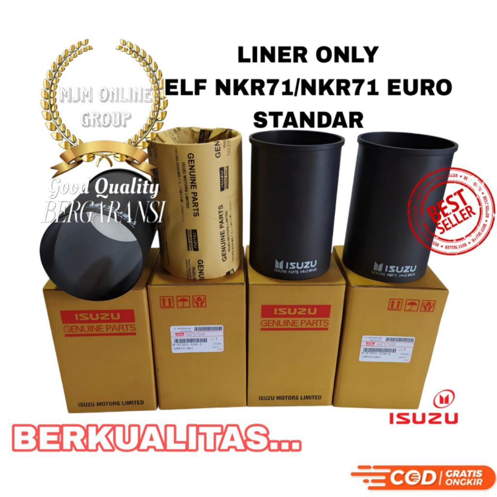 LINER FURING ATAU BORING ISUZU ELF NKR71 / NKR71 EURO 1SET STANDAR ORIGINAL