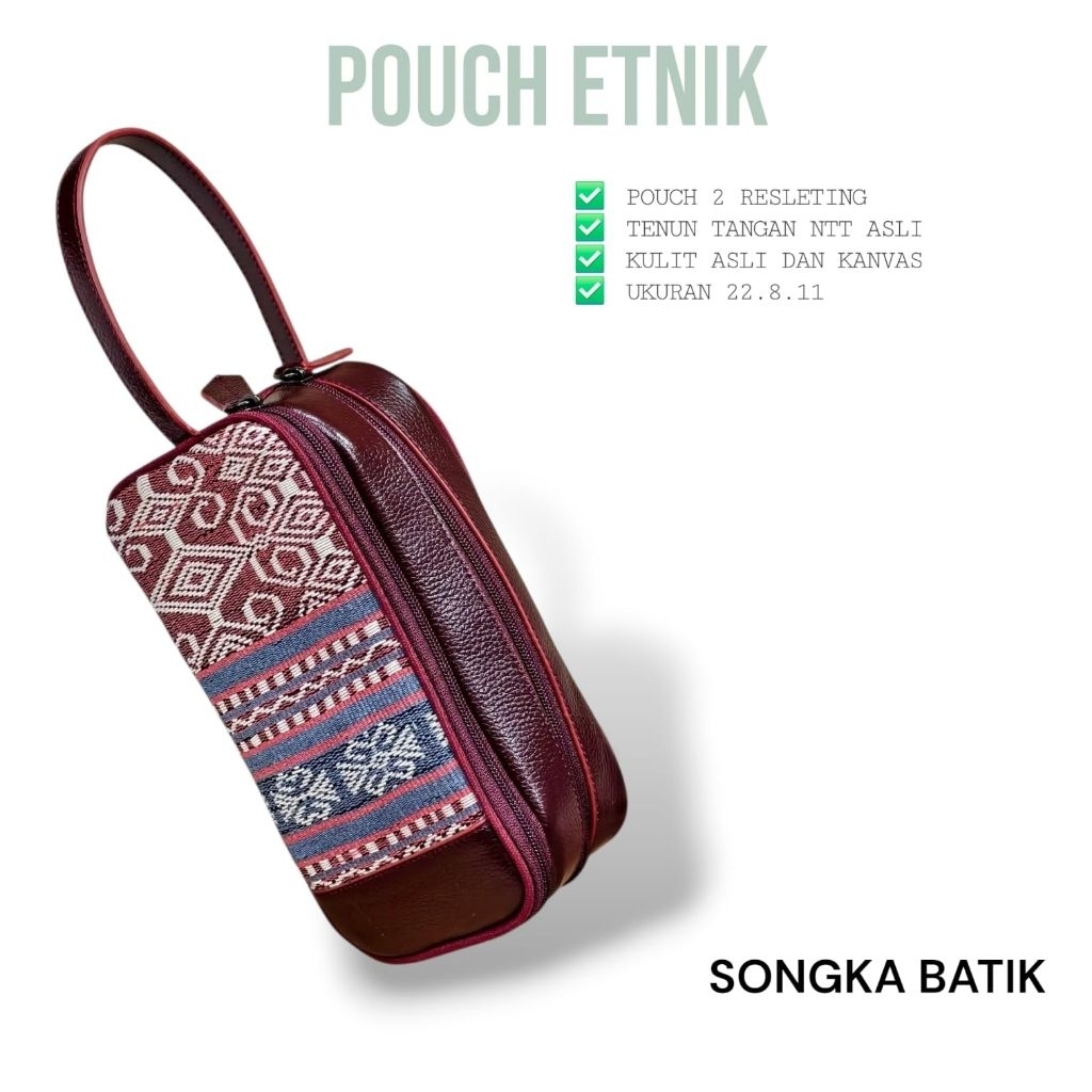 TAS TENUN NTT POUCH TENUN NTT DOMPET SERBAGUNA