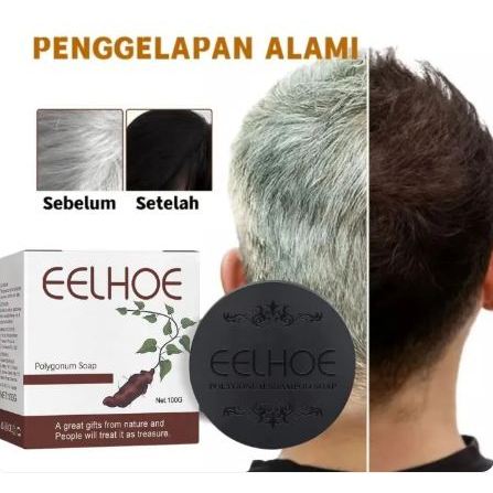 Sabun Penggelap Rambut Sabun Sampo Bar Penggelap Polygonum Essence Hair Darkening Shampoo Bar Soap b