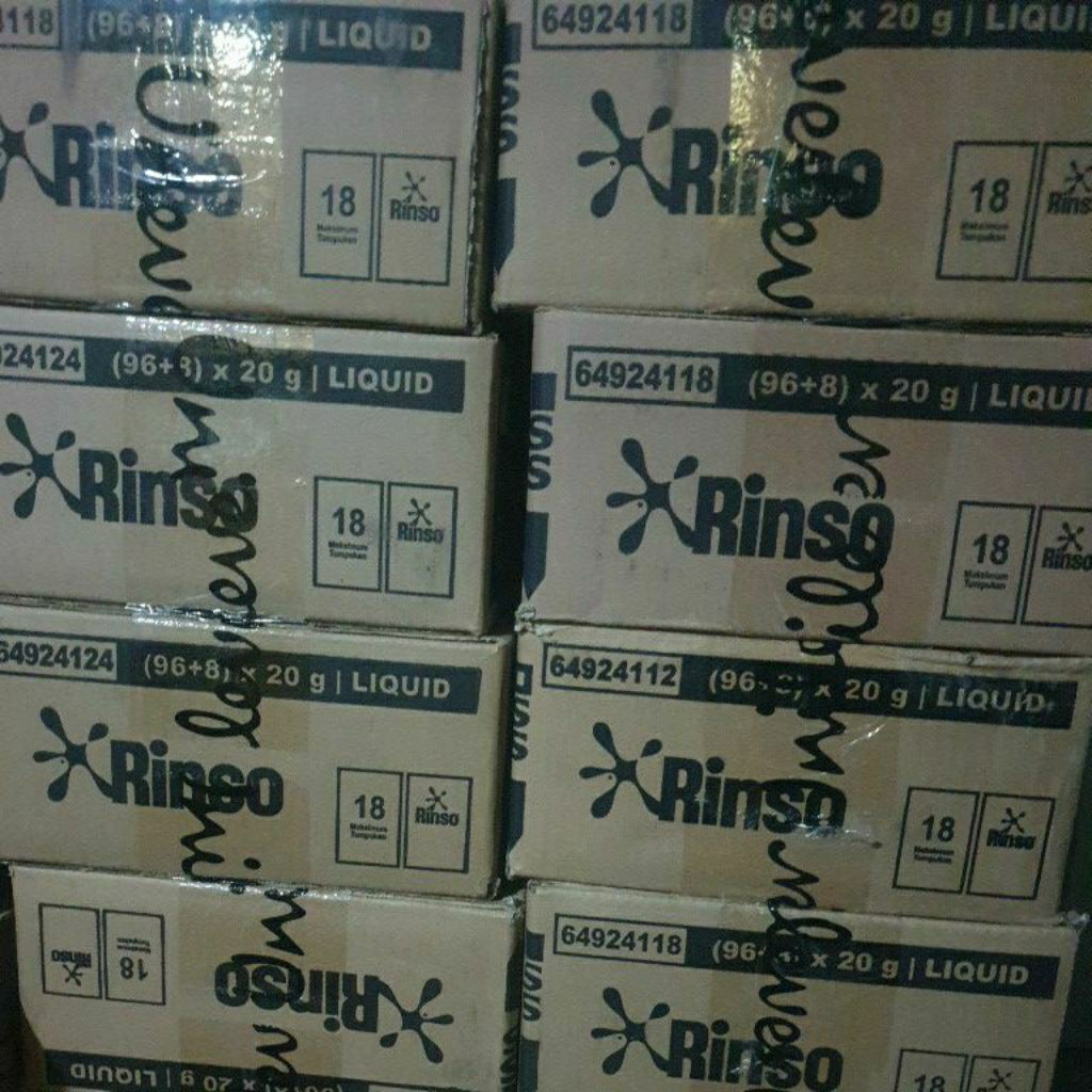 [ 3 karton ] Detergen Cair Rinso Pewangi Molto 78 Sachet - 20ml, Anti Noda, Aroma Rose Fresh