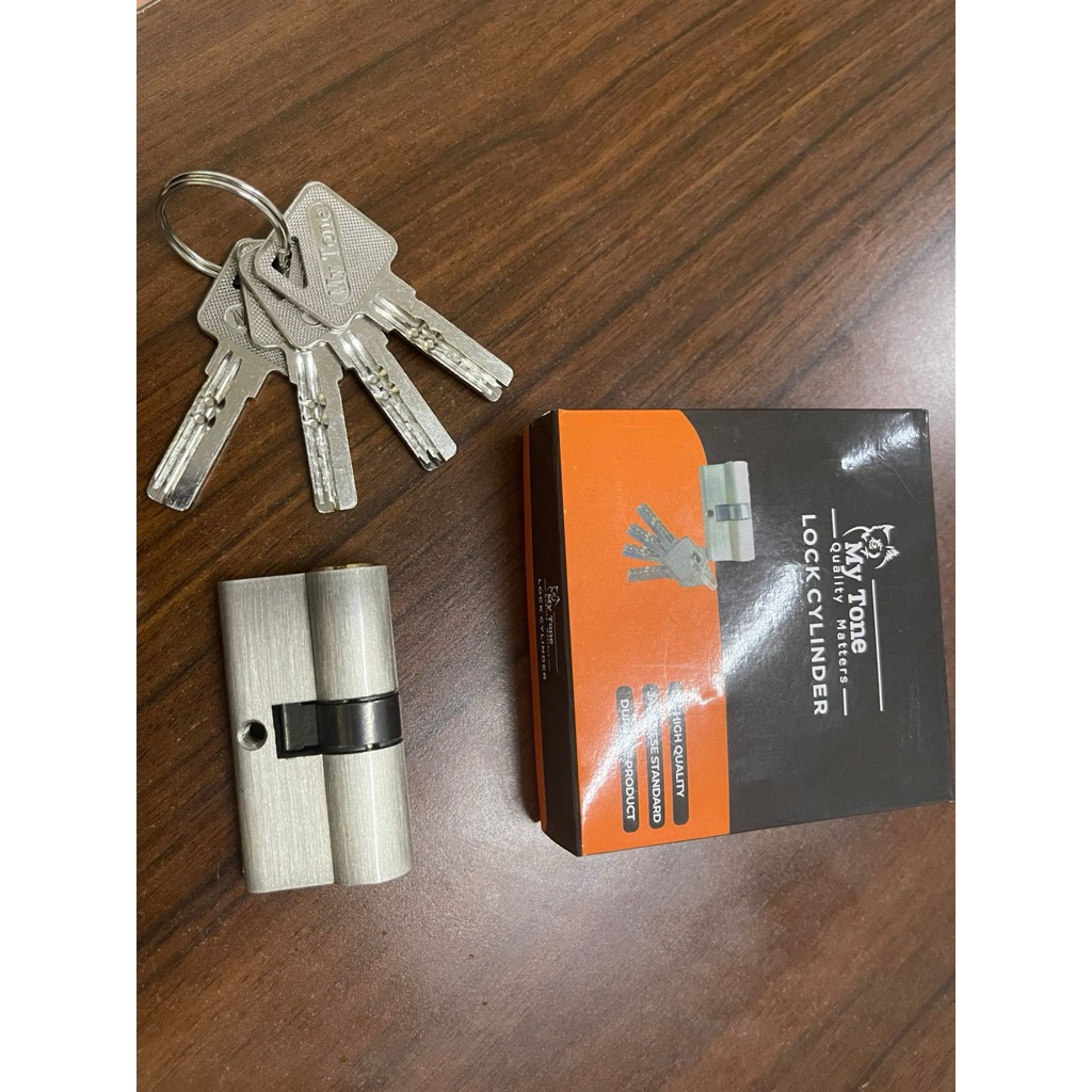 (12PCS) TERMURAH Silinder kunci pintu tanggung X60 JOKER | Silinder kunci pintu besar D60 WANLY & VP