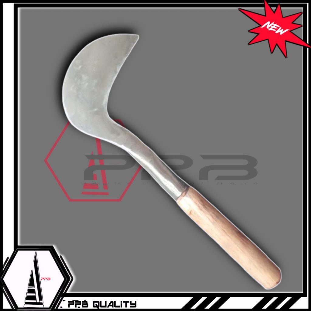 Arit Mini rumput dan enteh baja asli sudah tajam siap pakai