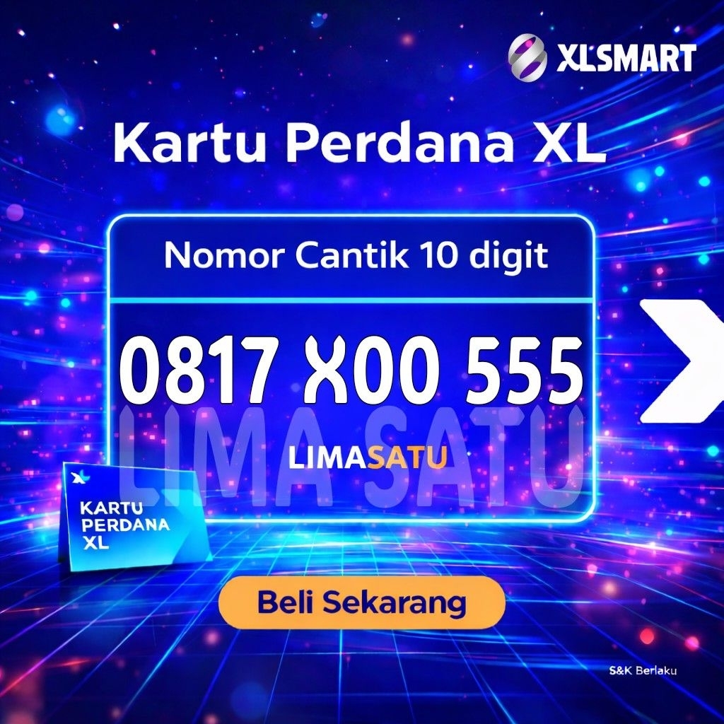Kartu Perdana Nomor Cantik XL 10 digit - Nomor Cantik XL 10 digit Unik Pilihan Prabayar/isi ulang 4G