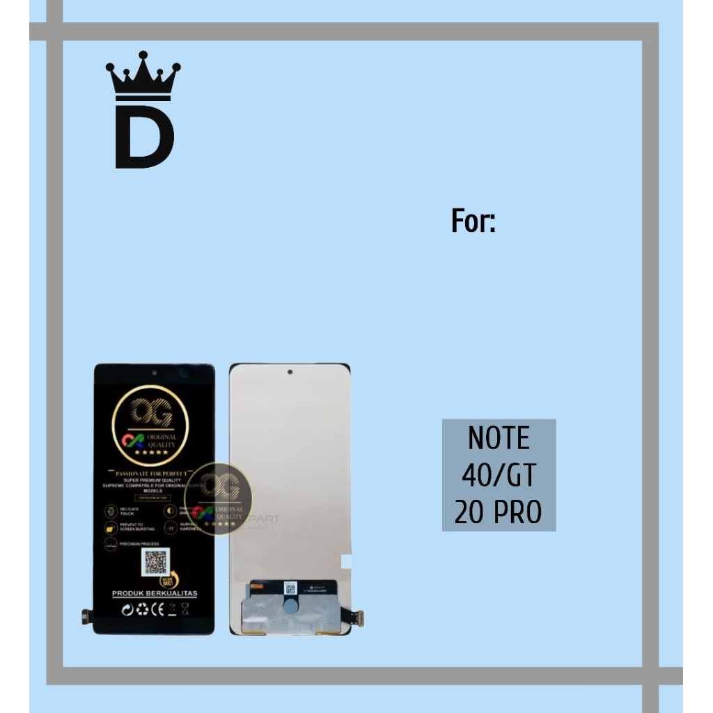 LCD TOUCHSCREEN INFINIX NOTE 40/GT 20 PRO FULLSET