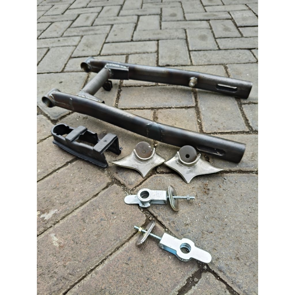 Arm Cb tipe Opal k2R set dudukan sekok japran /swing arem pnp cb gl100