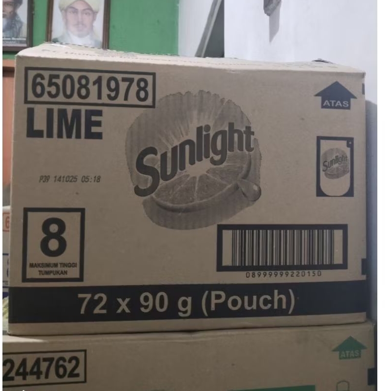 Sunlight 1 Karton Kemasan @2000 isi 72 Pcs