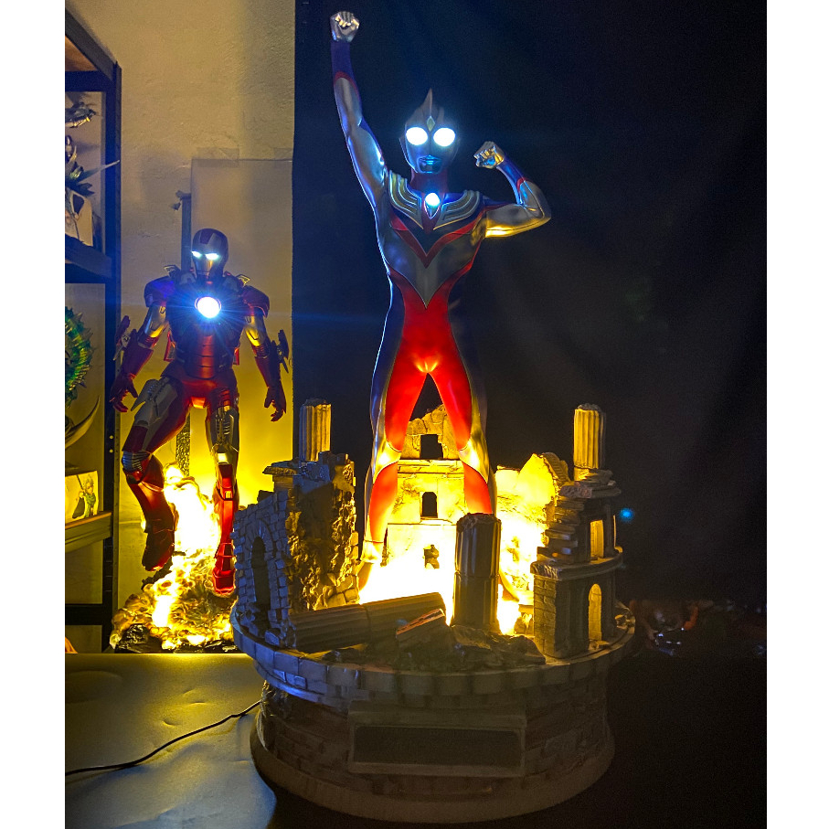 [ Ready ] Statue Ultraman Tiga [ Tamashii Studio Premium ] Skala 1/4 Resin