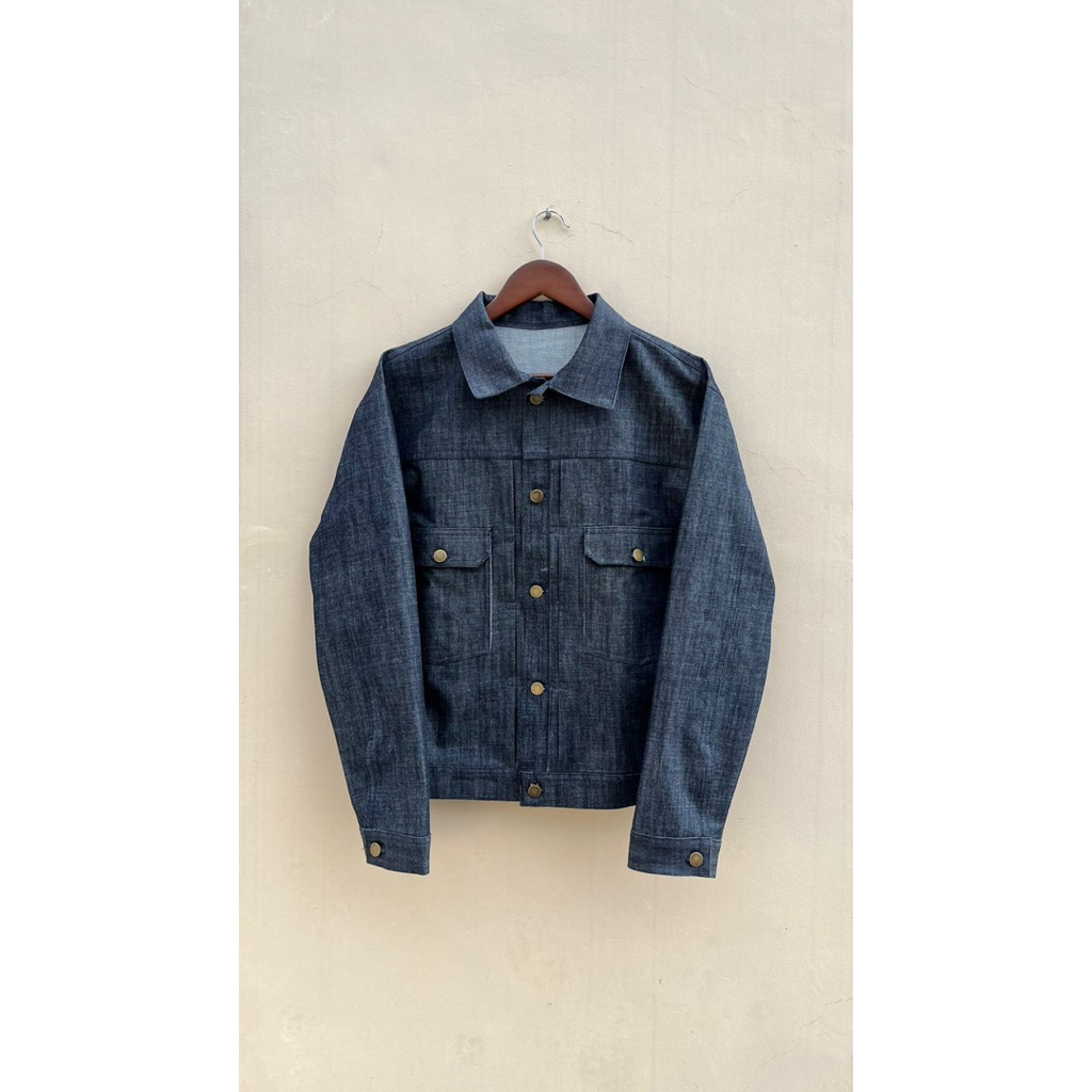raw slub denim jaket Type II