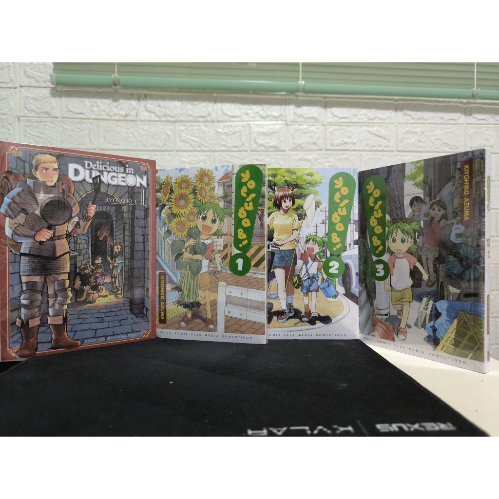 komik yotsuba vol 1-3 & Delicious in dungeon vol 1
