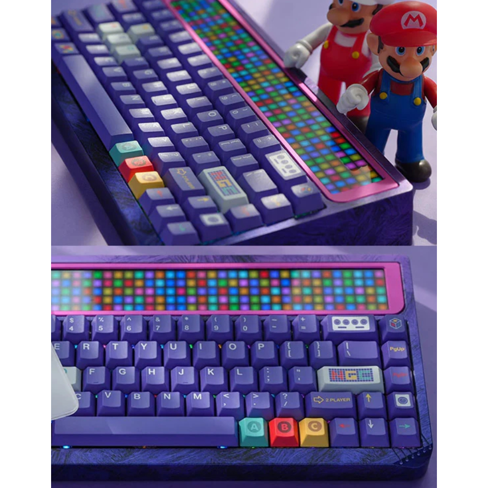 Keycaps FBB NGC Purple Cherry Profile PBT Dye Sub