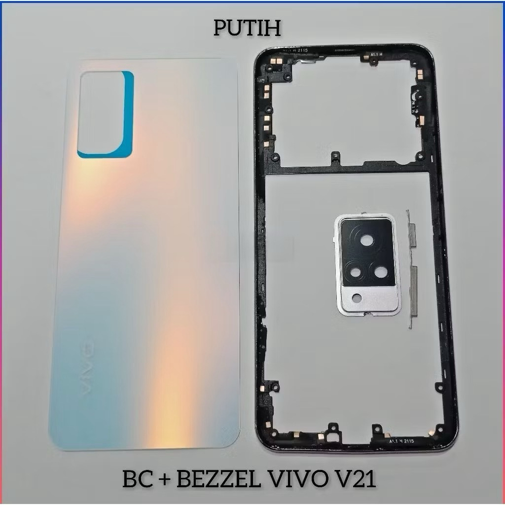 backcover kesing housing casing vivo v21 5g bezel + backdoor