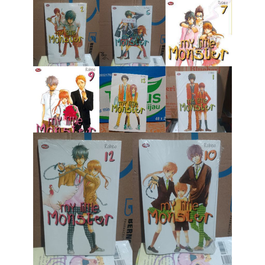 Komik my little monster 1,2,5,10,12,13 segel / komik my little monster vol 1,2,5,10,12,13 segel