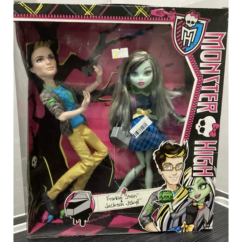 Boneka Monster High Picnic Date Frankie Stein & Jackson Jekyll Mainan