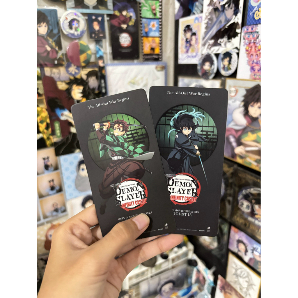 [SET] Collectible Ticket / Tiket Koleksi CGV Demon Slayer Special Edition: Tanjiro, Muichiro, Mitsur