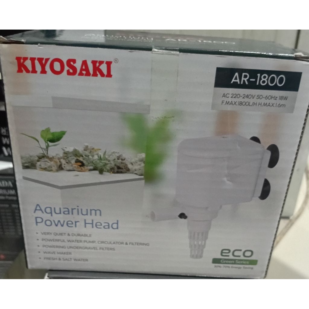 mesin pompa celup aquarium Kiyosaki ar 1800 power head