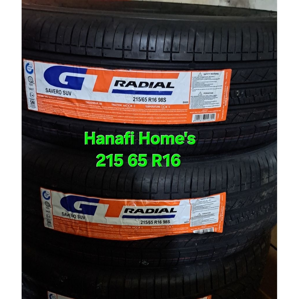 Gt Savero Suv 215 65 R16, Produksi Terbaru