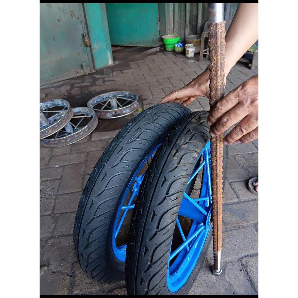 RODA RING 14 BAN BARU FULL PRESS