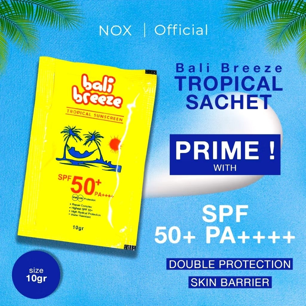 NATASHA BALI BREEZE TROPICAL SUNSCREEN BOX SPF 50+ PA+++