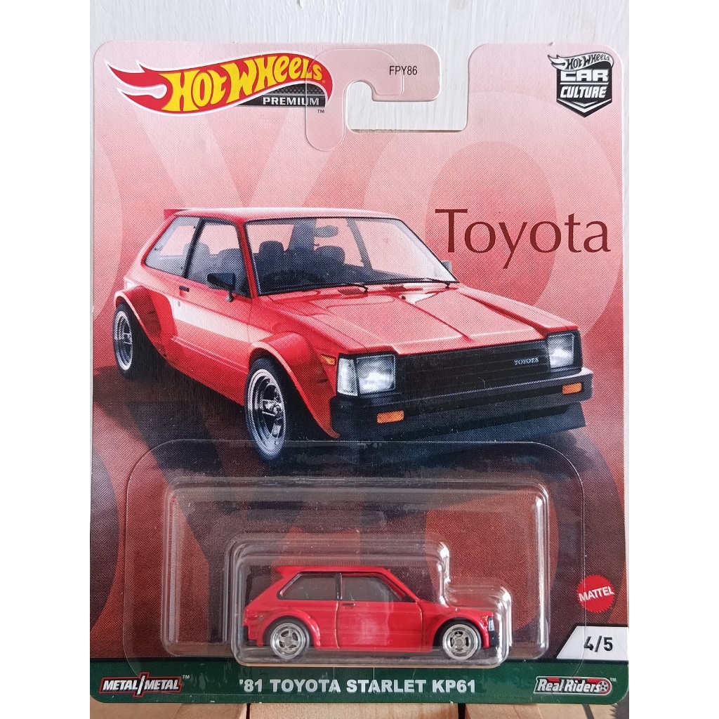 Hotwheels Premium 81 Toyota Starlet