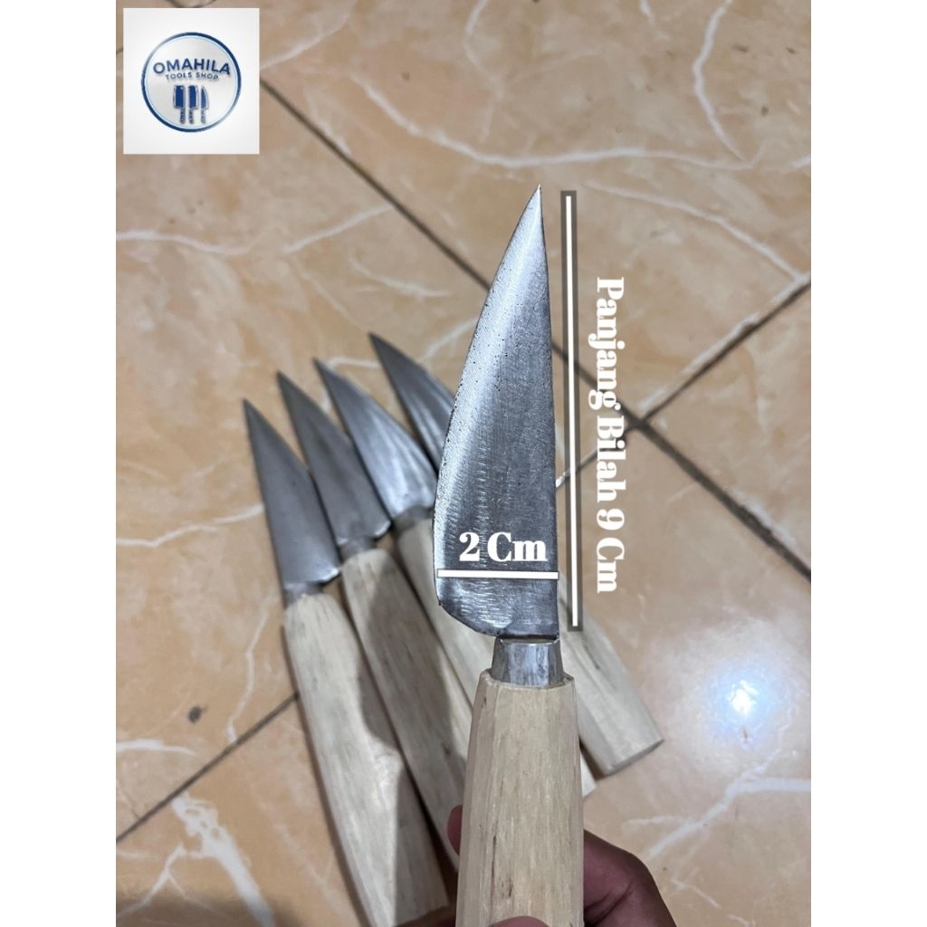 Pisau Dapur Baja Model Fillet - Tajam, Ringan, dan Ideal untuk Memotong Daging Ayam - Asli Madura