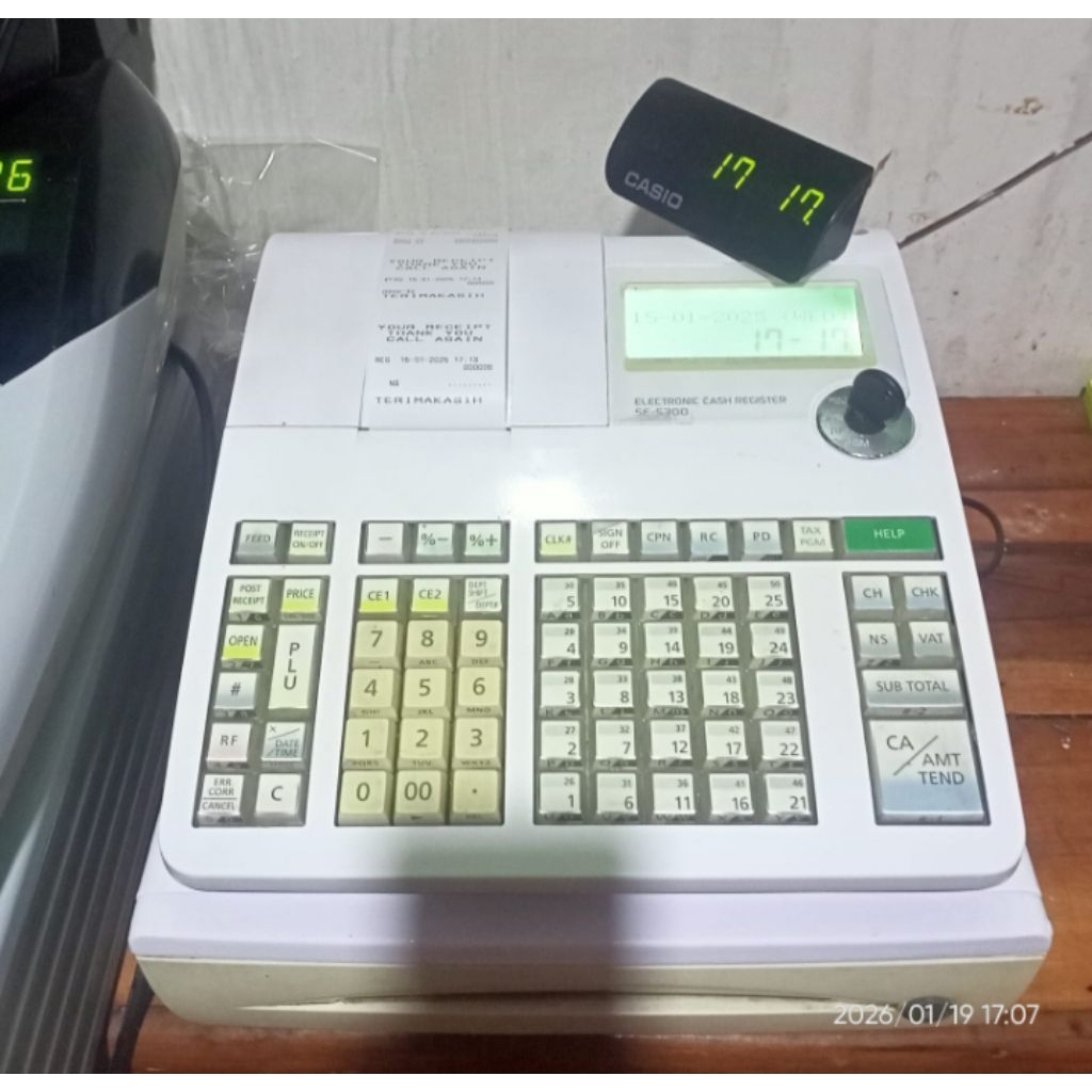Mesin Kasir Casio S300 Second