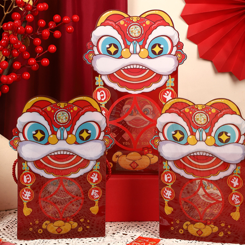 [ORGM] Kotak Tenteng Hampers Imlek Kotak Permen Souvenir Motif Barongsai