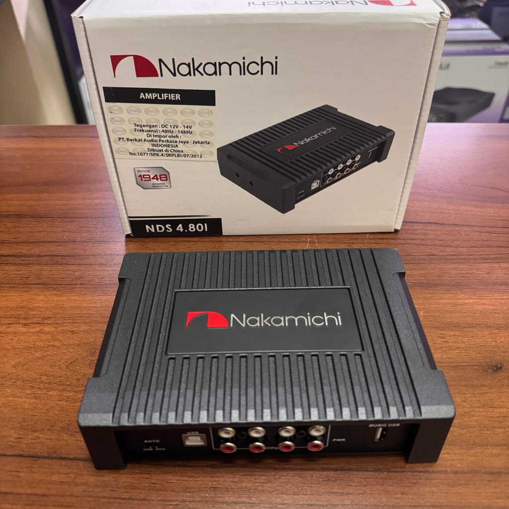 Digital Signal Processor Nakamichi NDS 4.80I 8 Channel DSP + 4 Channel Amplifier