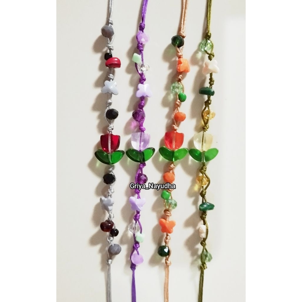 Gelang manik tali giok gelang serut tali giok