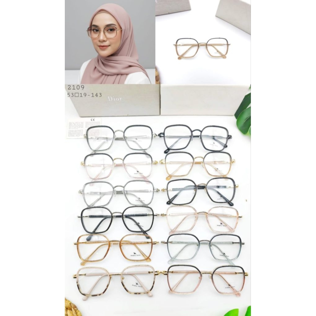 Kacamata Frame Kotak 2109