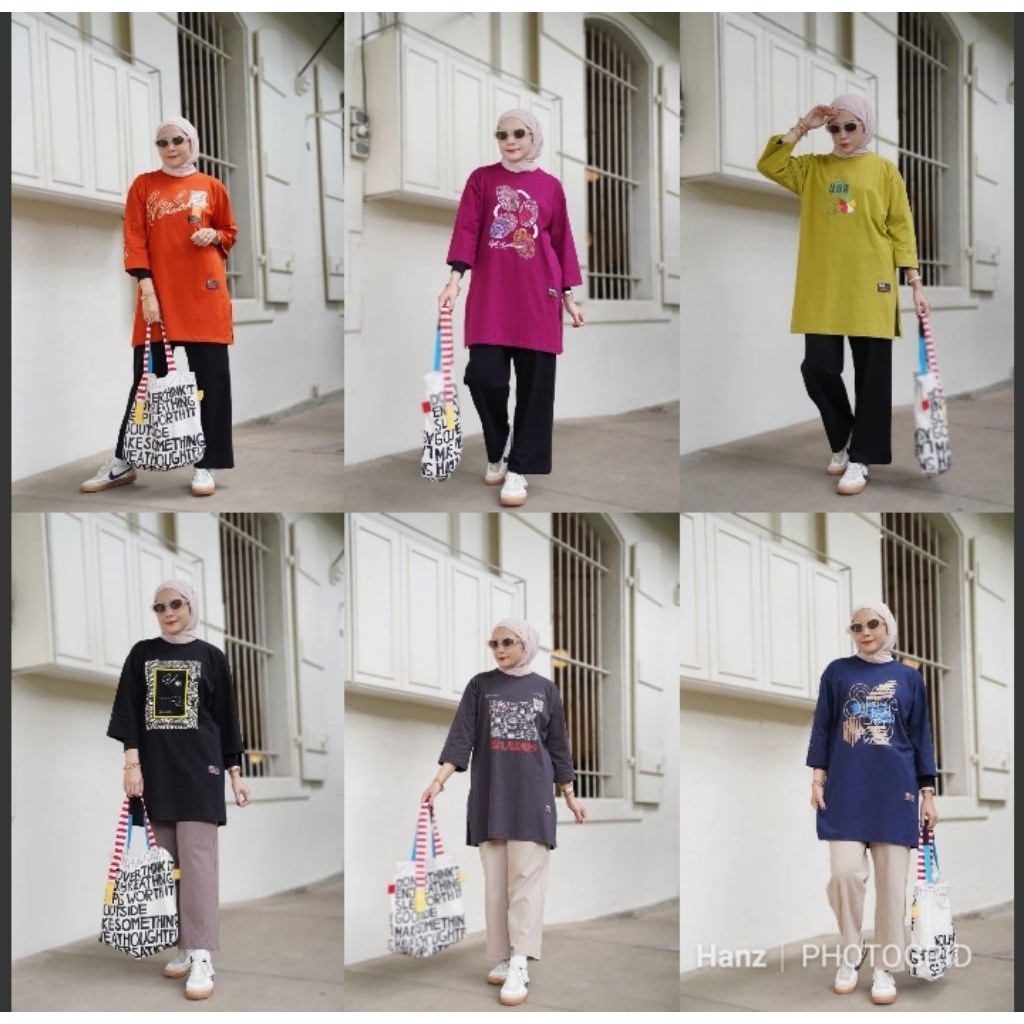 Set Celana dan Tunik Oversize GYL AUTHENTIC