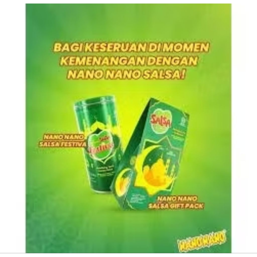 NANO NANO Salsa Festiva 82.5gr Tin & NANO NANO Salsa Festiva 130gr Pack Hampers Lebaran