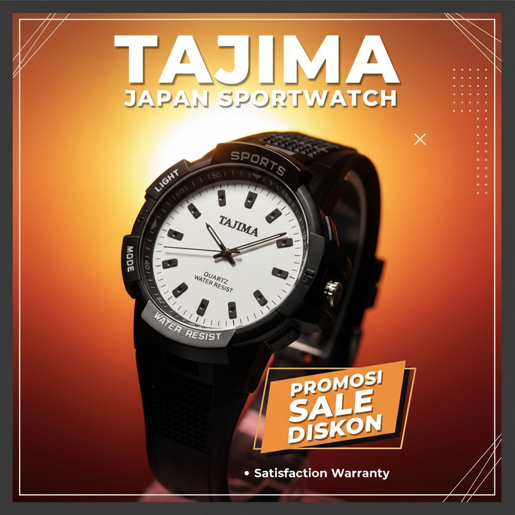 Jam Tajima Sport Pria Analog