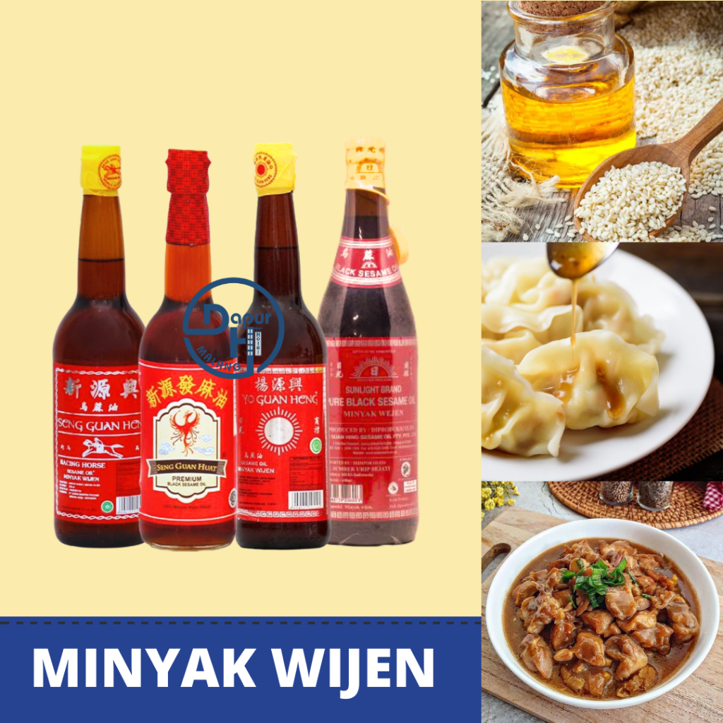 MINYAK WIJEN  Sesame Oil 110 ml Halal/ Matahari Kuda Poenix/Sunlight Brand Wijen Hitam-DHM