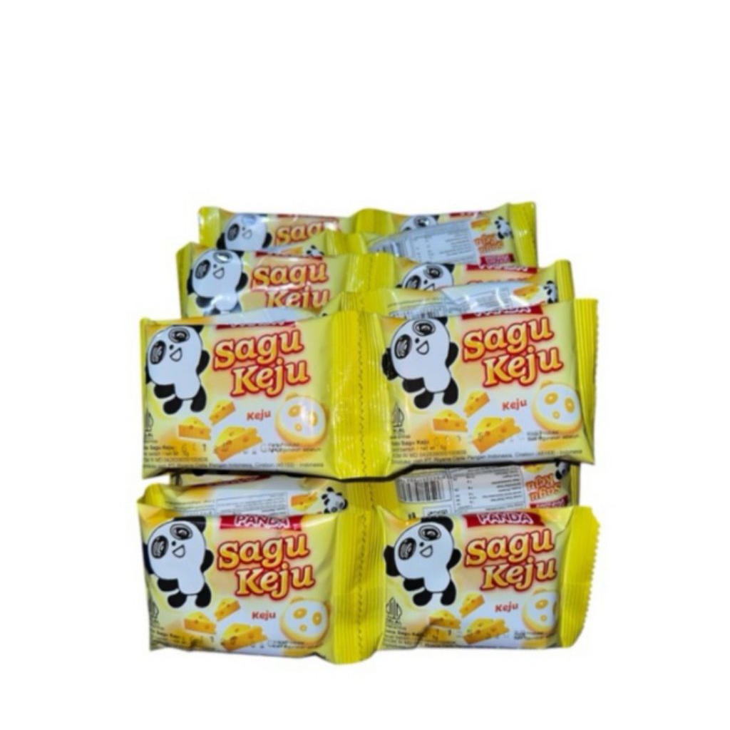 HAPPY TIME PANDA SAGU KEJU 1 renceng isi 10 pcs
