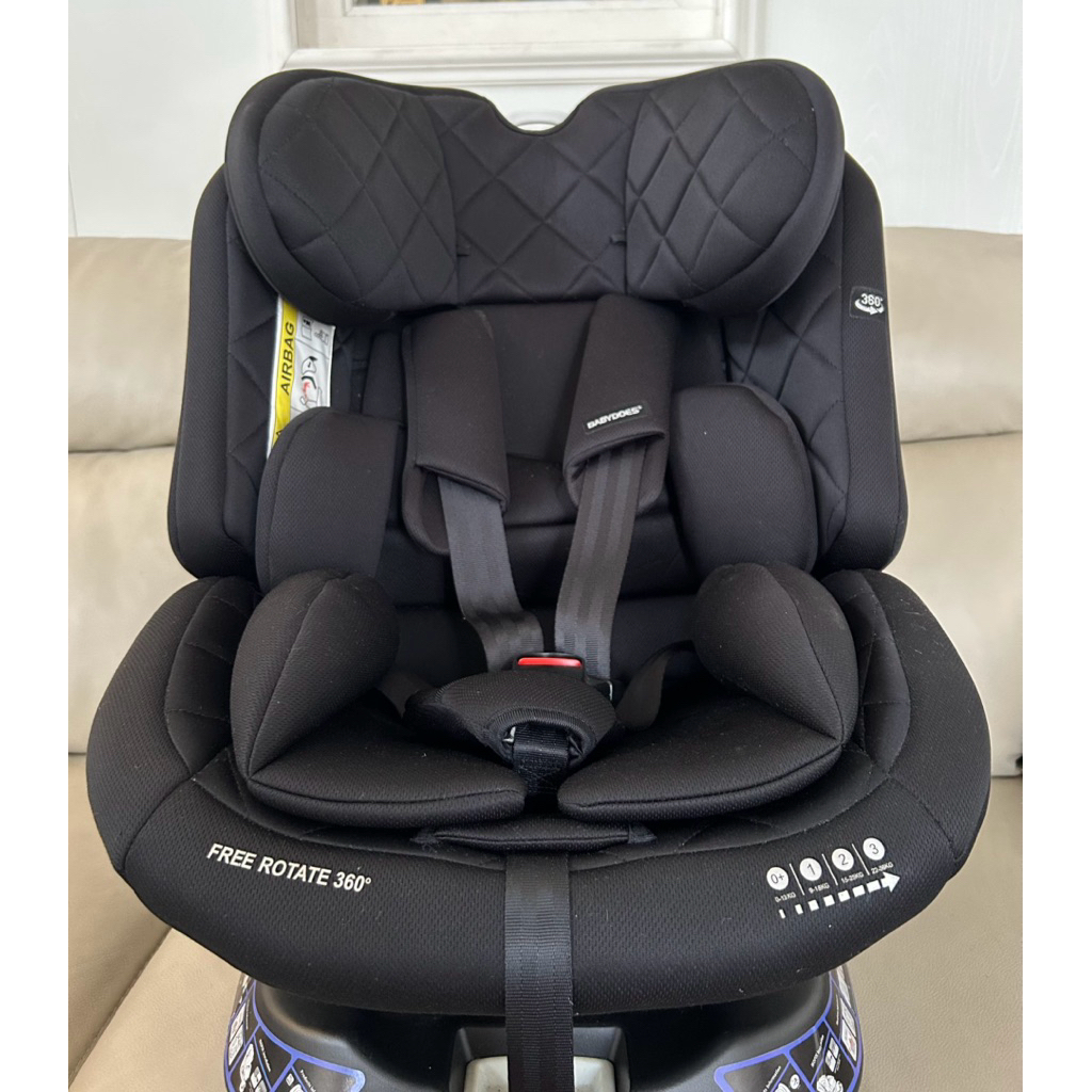 PRELOVED CARSEAT BABYDOES CH 8749 Free Rotate 360