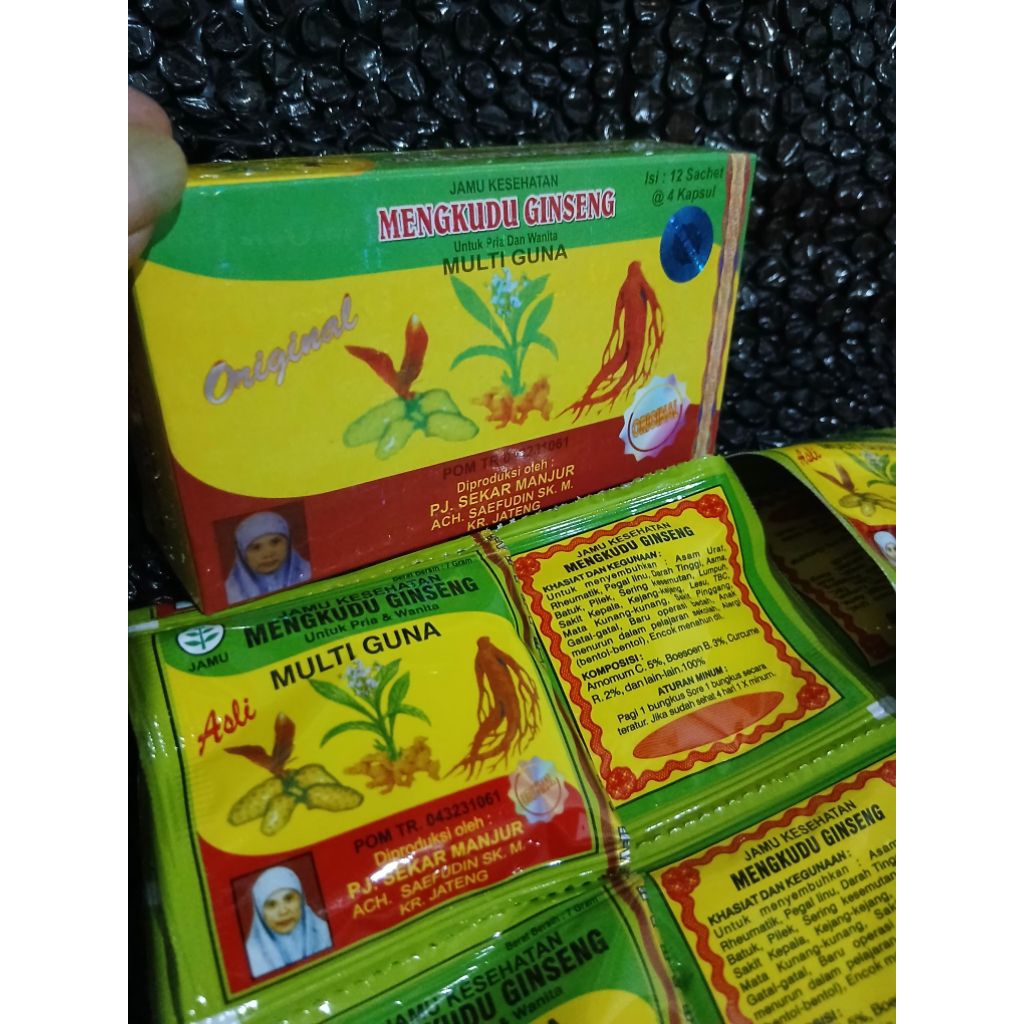 Mengkudu Gingseng Kapsul asam urat