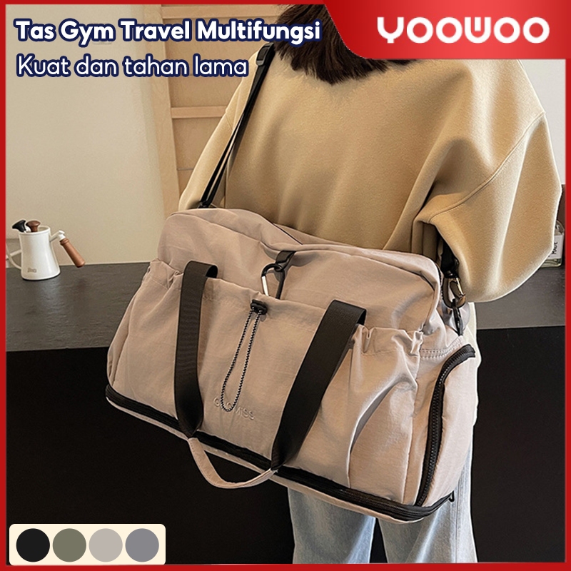 Tas Gym Travel Multifungsi / Tas Duffel Wanita / Tas Olahraga Premium / Tas Travel Kabin