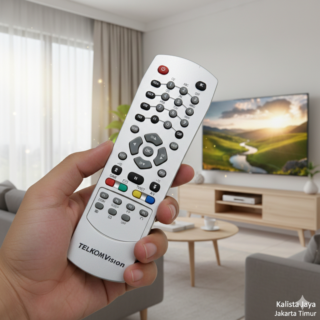 REMOTE REMOT RECEIVER PARABOLA TELKOMVISION SILVER ORIGINAL