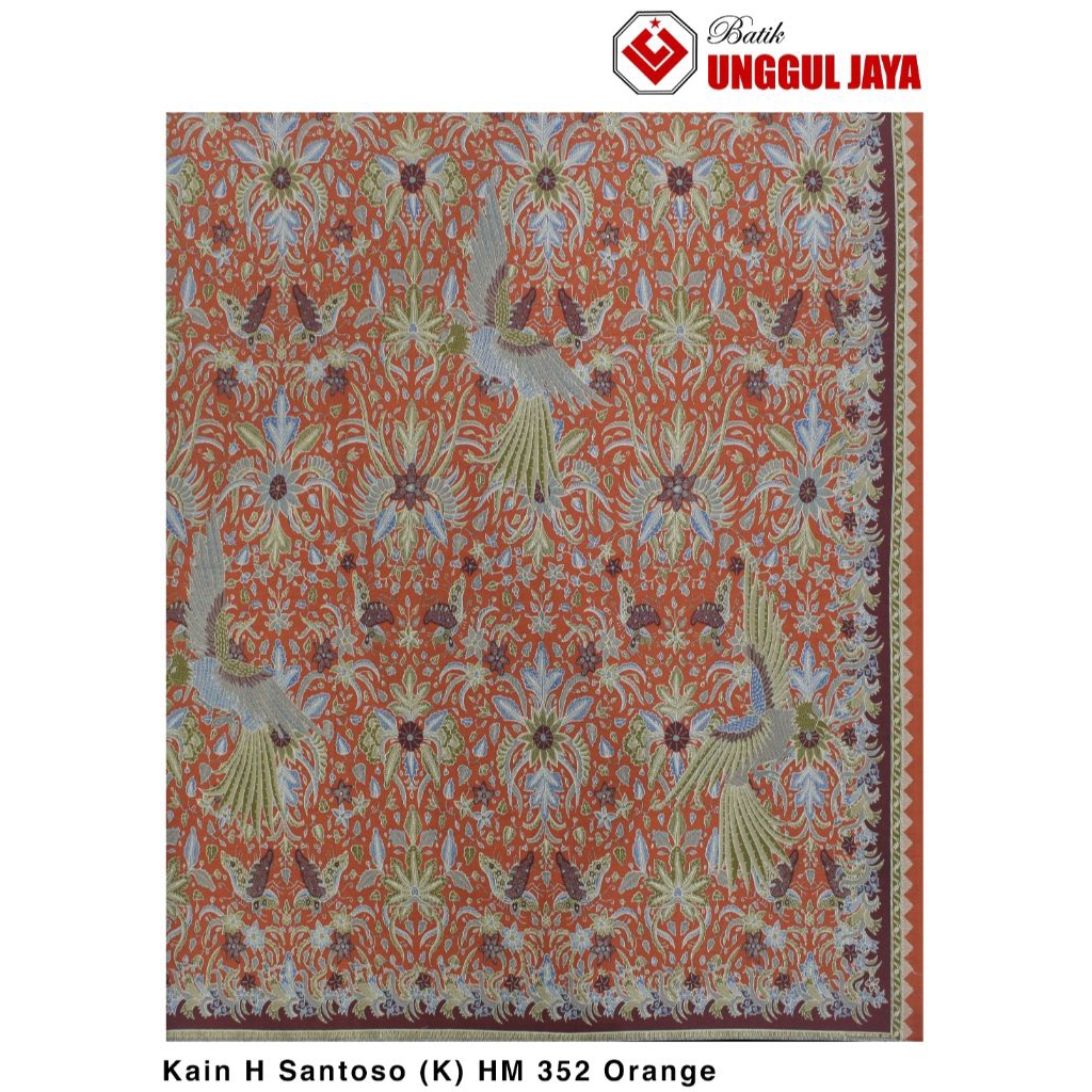 KAIN BATIK H SANTOSO HITAM MANIS 352 / PRIMISIMA CAPCENT / PEKALONGAN