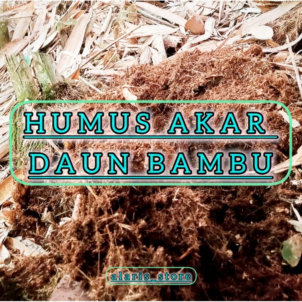 Humus Daun Bambu 1 kg - 5Liter Pupuk Organik Alami, Tingkatkan Subur Tanaman