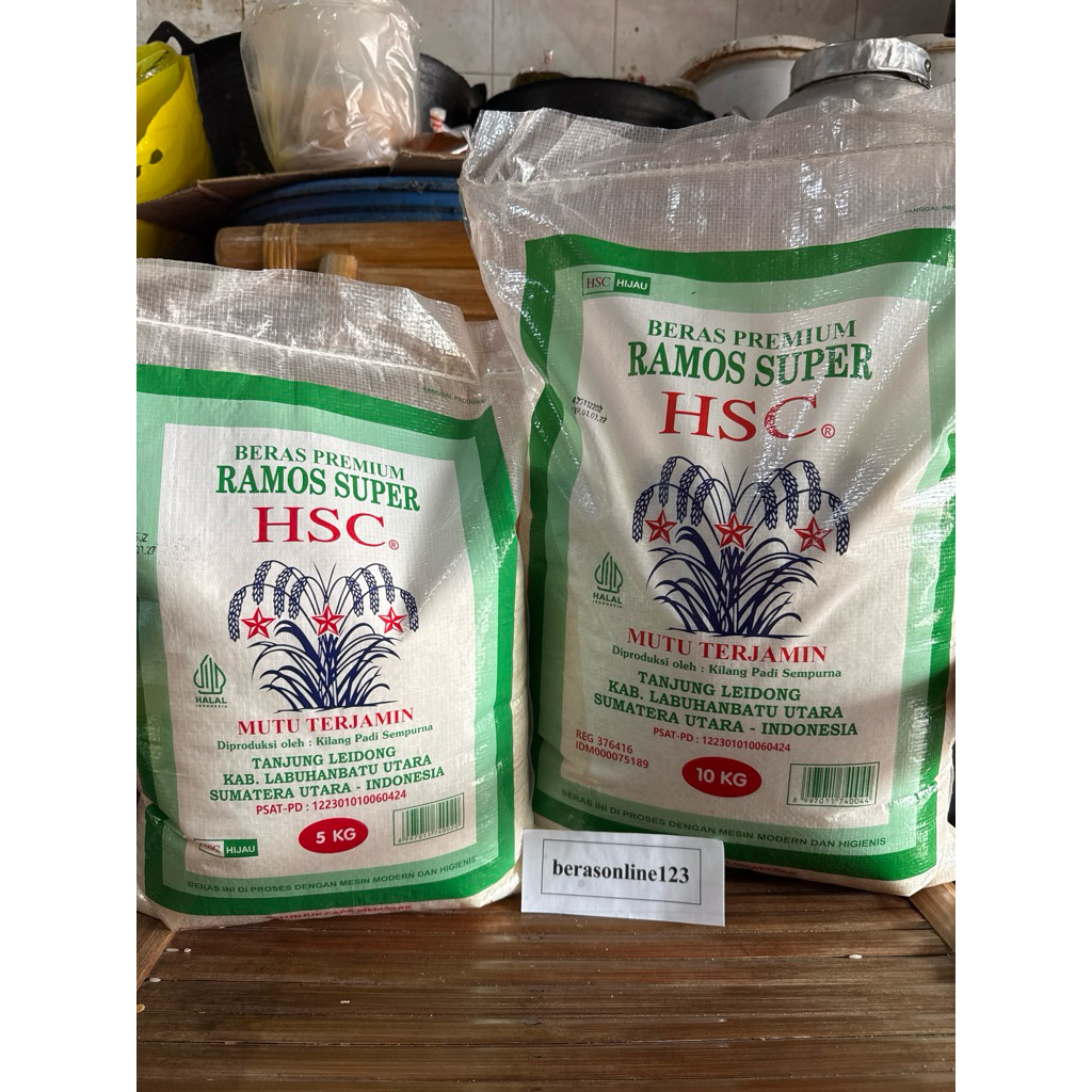 Beras Premium HSC Ramos Super 5kg & 10kg