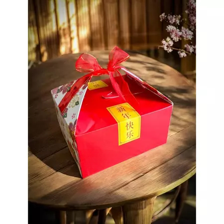 10 Pcs ll Box Imlek Dus Packaging Imlek Dus Hampers Imlek Dus Toples Packaging Hampers Imlek Box Kue