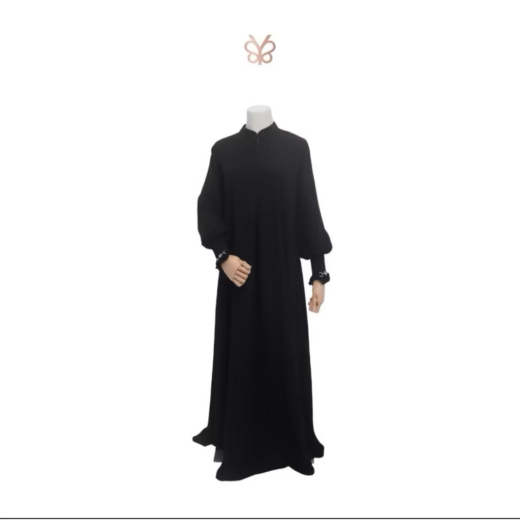 gamis safiyyah black yoora sarah